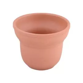 Заготовка для декорирования. Горшочек фигурный (глина красная)