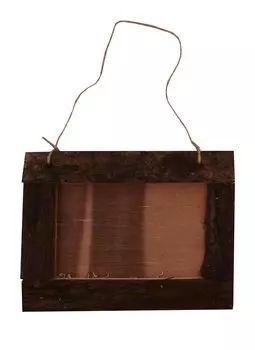 Заготовка для творчества с веревочным подвесом 20 х 15см (дерево)