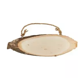 Заготовка из дерева «Спил косой с бечёвкой»