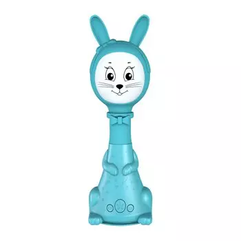 Зайчик Няня. Голубой. Музыкальная интерактивная игрушка