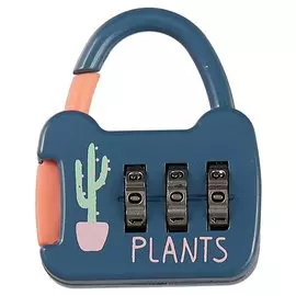 Замочек кодовый «Растения»