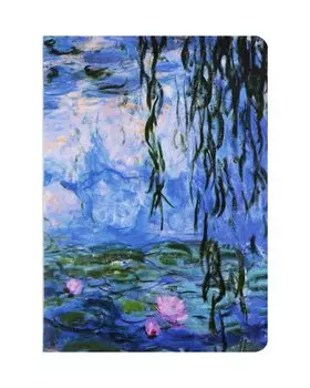 Записная книжка А7 30л кл. "Клод Моне. Водяные лилии" сшивка, тонир.блок