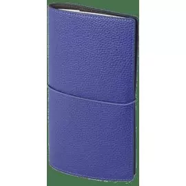 Записная книжка, InFolio/Инфолио, 12х21см, 128стр., Palette суперобложка с резинкой, темно-синий