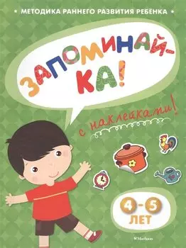 ЗАПОМИНАЙ-КА (4-5 лет) (с наклейками)