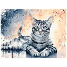 Живопись на холсте 30*40 см. Барсик (102-AS)