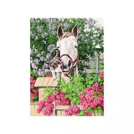 Живопись на холсте 30*40 см. Нежная привязанность (075-AS)