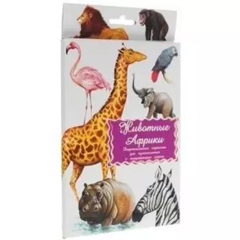 Дидактические карточки Животные Африки