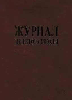 Журнал директора школы