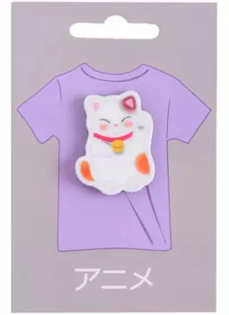 Значок Аниме Манеки-неко (акрил) (упаковка)
