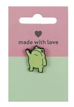 Значок Лягушка (металл)