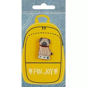 Значок Pin Joy Мопс фр-фр (металл) (12-08599-012)