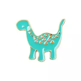 Значок Pin Joy Динозаврик в крапинку (металл)