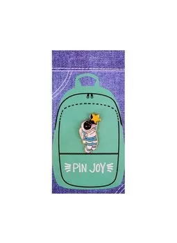 Значок Pin Joy Космонавт со звездочкой (металл) (12-08599-916)