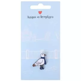 Значок СПб Чайка (Подарок из Петербурга) (металл)