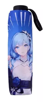 Зонт Аниме Девушка с голубыми волосами (диаметр 100см) (320г) (12-10148-202405-U3)