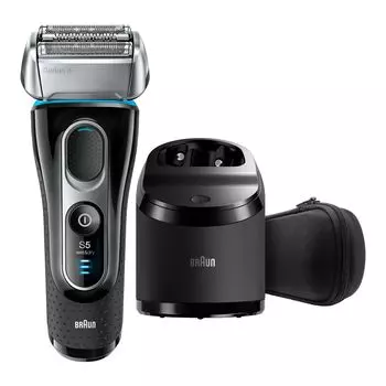 Электробритва Braun Series 5 5195cc со станцией Clean&amp;Charge и тканевым футляром