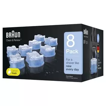 Картридж для бритв Braun с чистящей жидкостью CCR 8