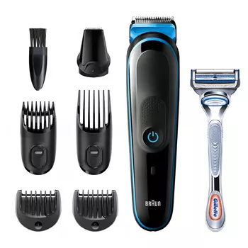 Триммер для стайлинга Braun MGK3242 + Бритва Gillette