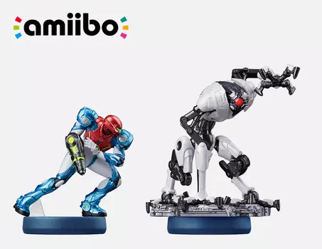 Фигурка amiibo Самус Аран и E.M.M.I (коллекция Metroid)