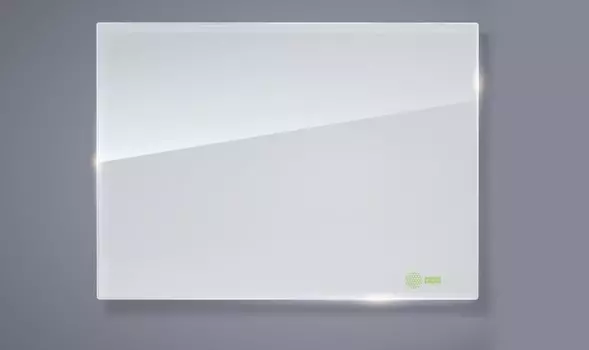 Демонстрационная доска Cactus CS-GBD-90x120-WT (90x120 см.) магнитно-маркерная, стеклянная, белая