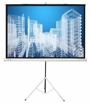 Экран Cactus Triscreen CS-PST-104x186 84" 16:9 напольный рулонный белый