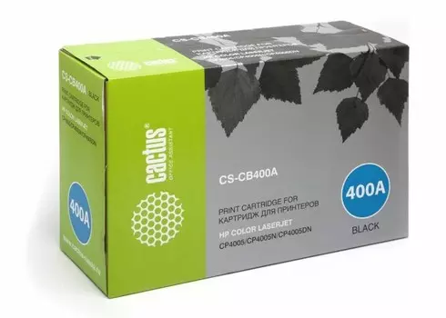 Лазерный картридж Cactus CS-CB400AR (HP 642A) черный для HP Color LaserJet CP4005, CP4005DN, CP4005N (7'500 стр.)