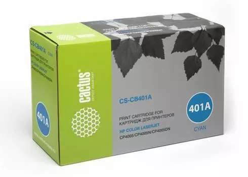 Лазерный картридж Cactus CS-CB401A (HP 642A) голубой для HP Color LaserJet CP4005, CP4005DN, CP4005N (7'500 стр.)