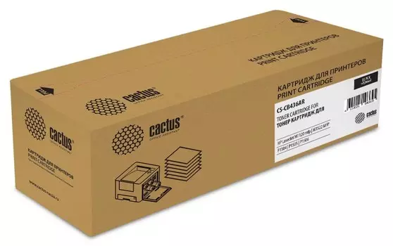 Лазерный картридж Cactus CS-CB436AR (HP 36A) черный для HP LaserJet M1120 MFP, M1120n MFP, M1522 MFP, M1522n MFP, M1522nf MFP, P1504, P1504n, P1505, P1505n, P1506, P1506n (2'000 стр.)