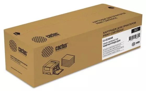 Лазерный картридж Cactus CS-CE285AR (HP 85A) черный для HP LaserJet P1100, P1101, P1102, P1102s, P1102w, P1103, P1104, P1104w, P1106, P1106w, P1108, P1109, M1130 MFP, M1132, M1212 MFP, M1217, M1217nfw MFP (1'600 стр.)