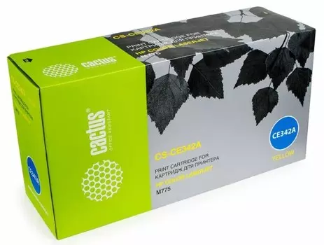 Лазерный картридж Cactus CS-CE342AV (HP 651A) желтый для HP Color LaserJet M775 (Enterprise 700 color), M775dn MFP, M775f MFP, M775z MFP (16'000 стр.)