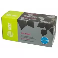 Лазерный картридж Cactus CS-CF363X (HP 508X) пурпурный увеличенной емкости для HP Color LaserJet M552dn, M553, M553dn, M553n, M553x, M577c (9'500 стр.)