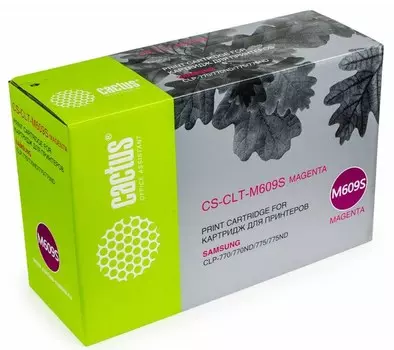 Лазерный картридж Cactus CS-CLT-M609S (CLT-M609S) пурпурный для Samsung CLP 770, 770ND, 775, 775ND (7'000 стр.)