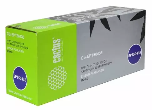 Лазерный картридж Cactus CS-EPT50435 (S050435) черный для принтеров Epson AcuLaser M2000, M2000d (8'000 стр.)