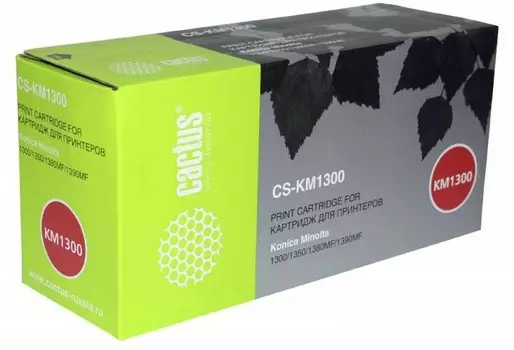 Лазерный картридж Cactus CS-KM1300R (1710566) черный для Konica Minolta Pagepro 1300, 1300W, 1350, 1350E, 1350W, 1380, 1380MF, 1390, 1390MF (3'000 стр.)