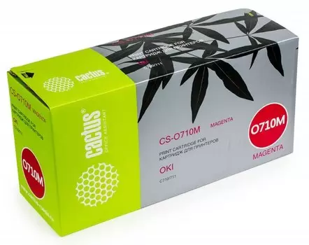 Лазерный картридж Cactus CS-O710M (44318606) пурпурный для принтеров OKI C710, С711 (11'500 стр.)