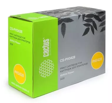Лазерный картридж Cactus CS-PH3428 (106R01245) черный для Xerox Phaser 3428, 3428d, 3428dn (4'000 стр.)