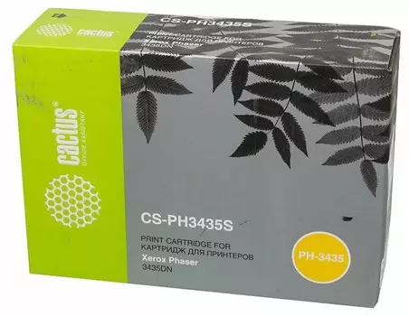 Лазерный картридж Cactus CS-PH3435S (106R01414) черный для Xerox Phaser 3435, 3435dn (4'000 стр.)