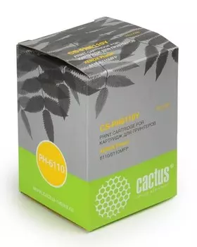 Лазерный картридж Cactus CS-PH6110Y (106R01204) желтый для Xerox Phaser 6110, 6110b, 6110 MFP, 6110 MFP b, 6110 MFP s, 6110 MFP x, 6110vb (1'000 стр.)