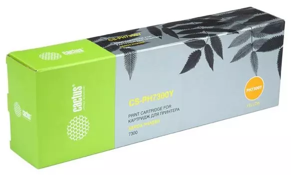 Лазерный картридж Cactus CS-PH7300Y (016197900) желтый для Xerox Phaser 7300, 7300dt, 7300dx, 7300v (15'000 стр.)