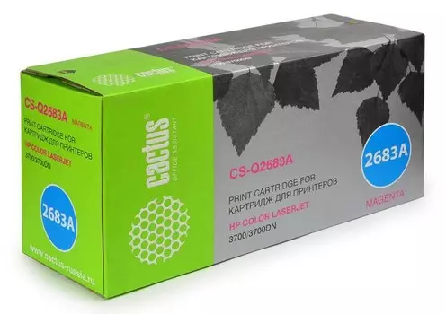 Лазерный картридж Cactus CS-Q2683A (HP 311A) пурпурный для HP Color LaserJet 3700, 3700D, 3700DN, 3700DTN, 3700N (6'000 стр.)