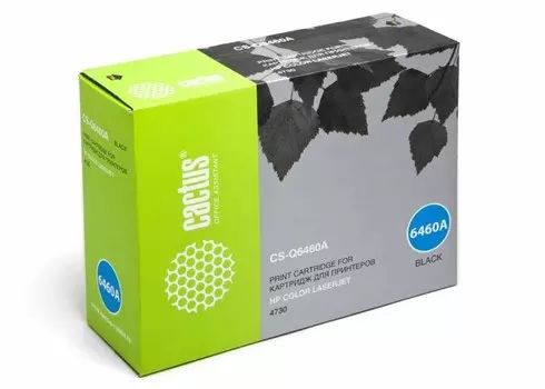Лазерный картридж Cactus CS-Q6460A (HP 644A) черный для HP Color LaserJet 4730, 4730MFP, 4730X MFP, 4730XM MFP, 4730XS MFP, CM4730, CM4730F, CM4730FM, CM4730FSK, CM4730 MFP, CM4753 MFP (12'000 стр.)
