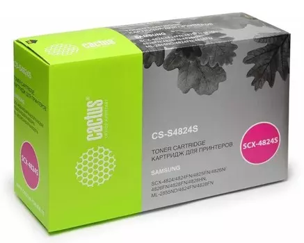 Лазерный картридж Cactus CS-S4824SV (MLT-D209L) черный увеличенной емкости для Samsung ML2855, 2855nd; SCX4824, 4824fn, 4825fn, 4828 (5'000 стр.)