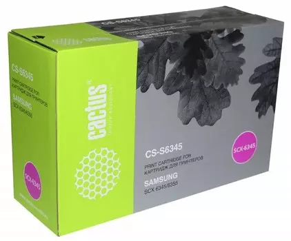 Лазерный картридж Cactus CS-S6345 (SCX-D6345A) черный для Samsung SCX6345, 6345n, 6345nj, 6355, 6355n (20'000 стр.)