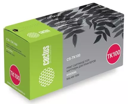 Лазерный картридж Cactus CS-TK100 (TK-100) черный для принтеров Kyocera Mita KM 1500, Utax-CD1315 (6'000 стр.)