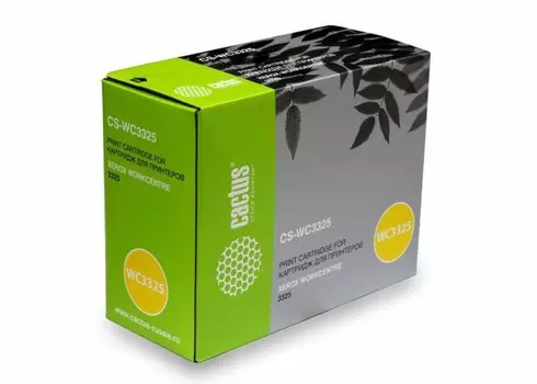 Лазерный картридж Cactus CS-WC3325 (106R02312) черный для Xerox WorkCentre 3325, 3325dni (11'000 стр.)