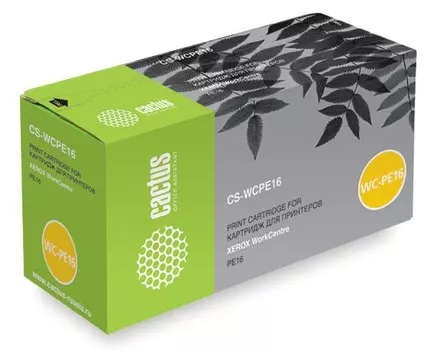 Лазерный картридж Cactus CS-WCPE16 (113R00667) черный для Xerox WorkCentre pe16, pe16e (3'500 стр.)