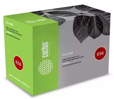 Лазерный картридж Cactus CS-X656 (X651H21E) черный для Lexmark Optra X651de MFP, X652de MFP, X654de MFP, X656de MFP, X656dte MFP, X658dfe MFP, X658dtfe MFP, X658dtme MFP (25'000 стр.)