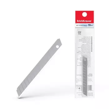 Лезвия ErichKrause для канцелярского ножа, 9 мм (10 шт.)