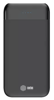 Мобильный аккумулятор Cactus CS-PBFSFL-10000 Li-Pol 10000mAh 1A+2.4A графит 2xUSB