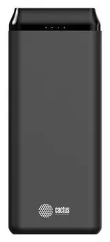 Мобильный аккумулятор Cactus CS-PBFSST-20000 Li-Pol 20000mAh 2A+2.4A графит 2xUSB